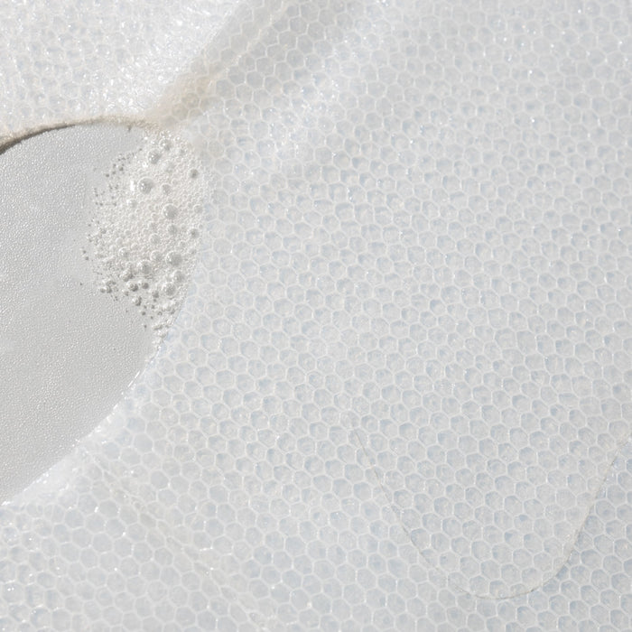 Macro close-up of a bubbly textured surface with many small bubbles