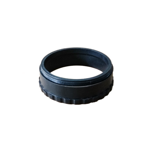Microscope Ring Light Adapter for Stereo Microscopes, 52mm Thread (No Cover Glass), SKU SZ27014911, three quarter front view