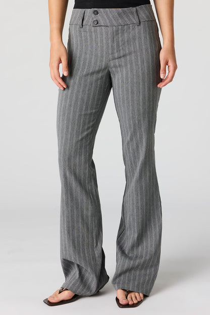 Mid Rise Flare Dress Pant