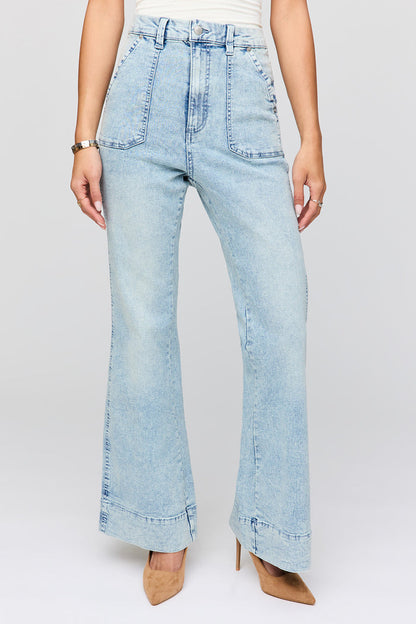 Mid Rise Flare Jean