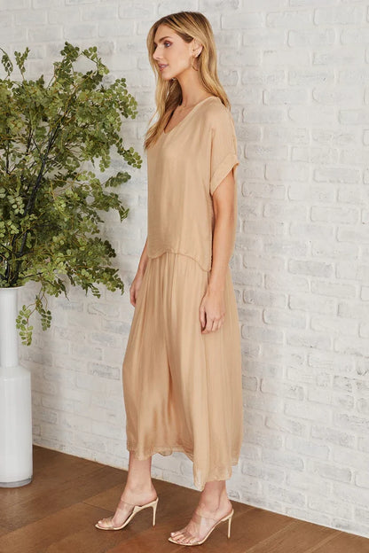 Milio Milano Camel Dress | S