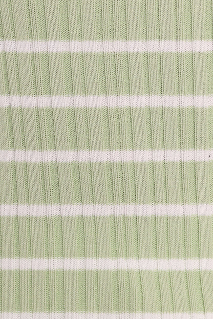 Petal and Pup USA TOPS Milla Knit Top - Sage Stripe