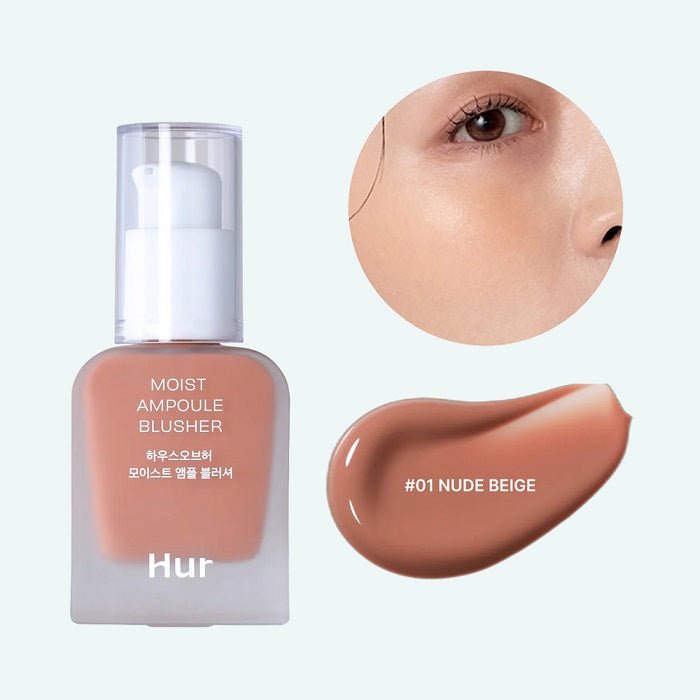 MINI MOIST AMPOULE BLUSHER NUDE BEIGE - Blush Lichid Hidratant - skinseen.ro