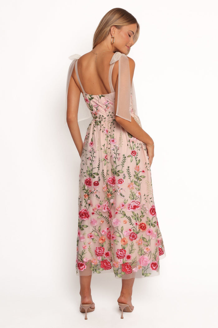 Petal and Pup USA DRESSES Mirabel Midi Dress - Multi Floral