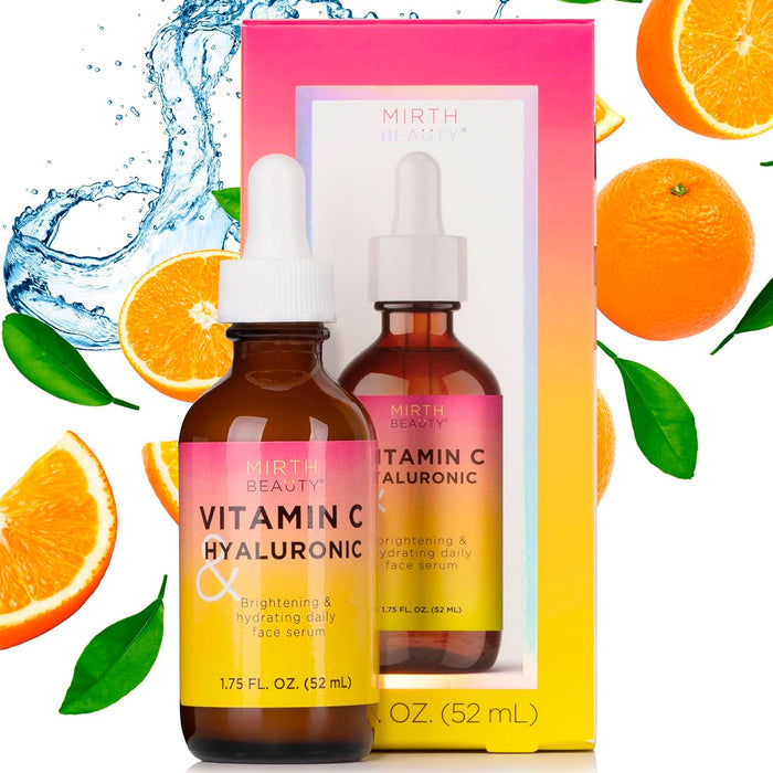 Mirth Beauty Vitamin C & Hyaluronic Face Serum 1.75oz/ 52ml