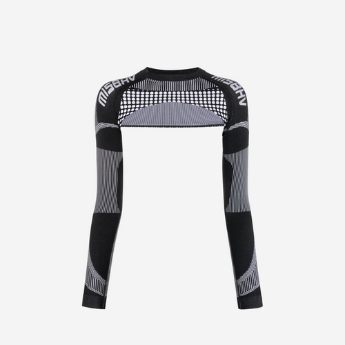 MISBHV Active Shrug Longsleeve Black / White