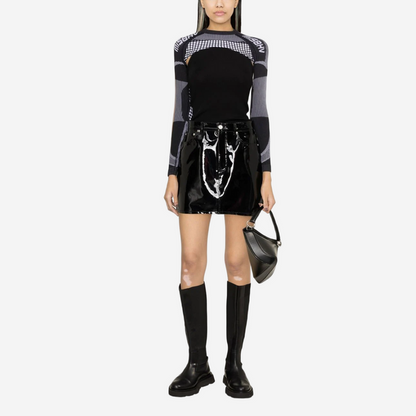 MISBHV Active Shrug Longsleeve Black / White