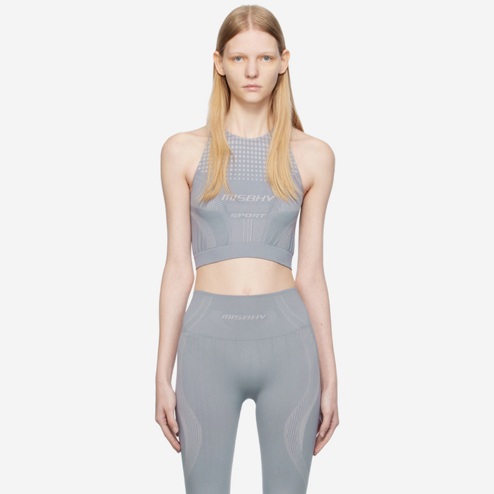 MISBHV JACQUARD SPORT BRA BLUE