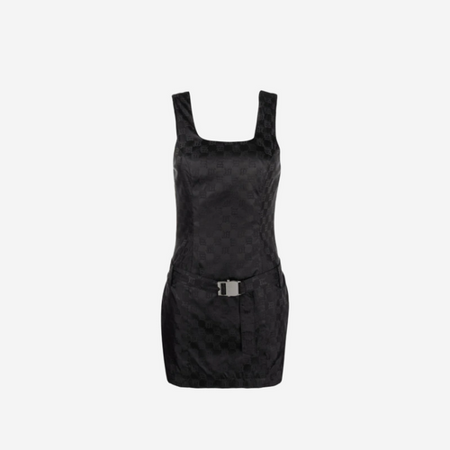 MISBHV NYLON JACQUARD MINI DRESS