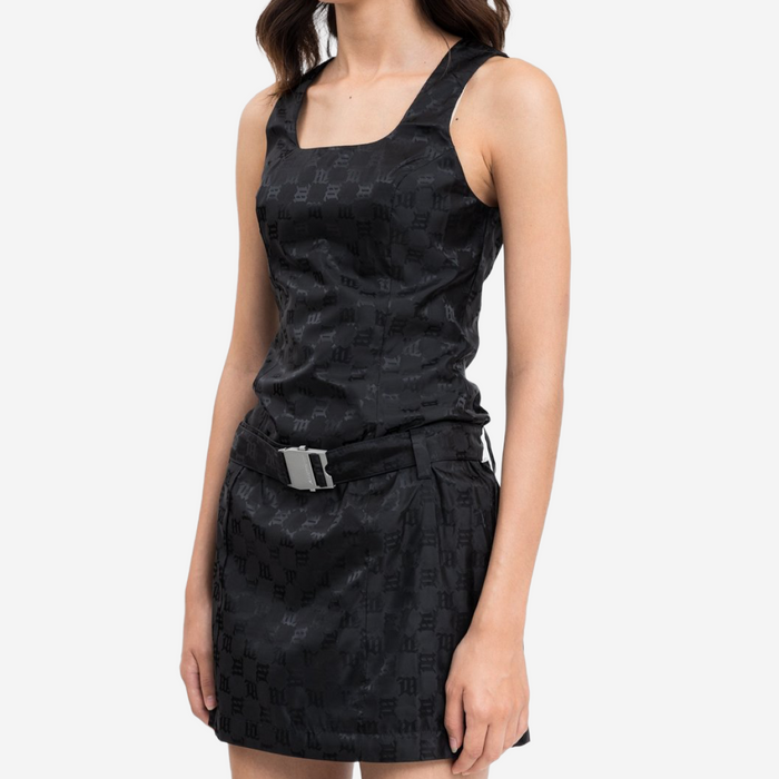MISBHV NYLON JACQUARD MINI DRESS