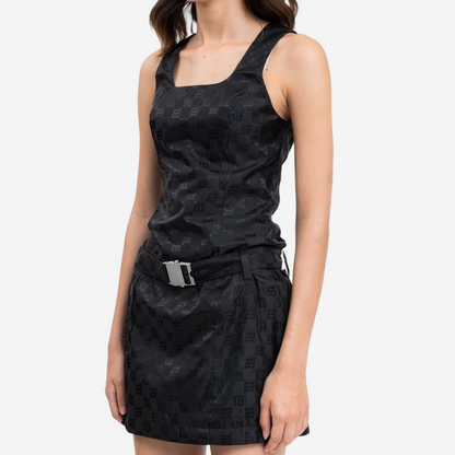 MISBHV NYLON JACQUARD MINI DRESS