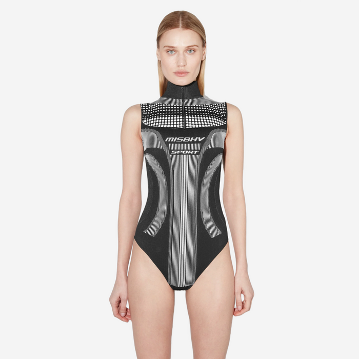 MISBHV SPORT EUROPA QUARTER ZIP BODYSUIT