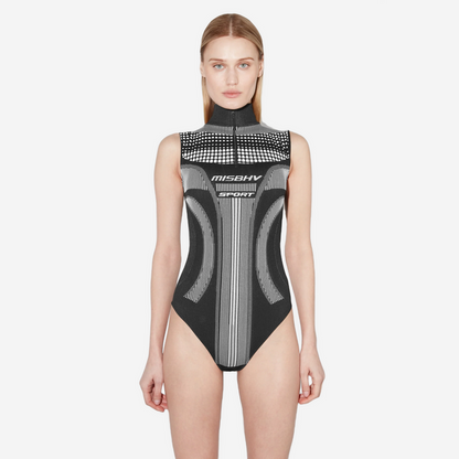 MISBHV SPORT EUROPA QUARTER ZIP BODYSUIT