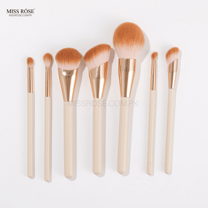 Miss Rose 7-Piece Marble Makeup Brush Collection Set - Miss Rose Com Pk