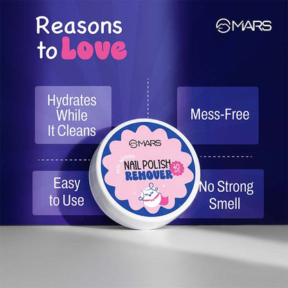 Miss Wipe out| Acetone-Free Nail Polish Remover Wipes