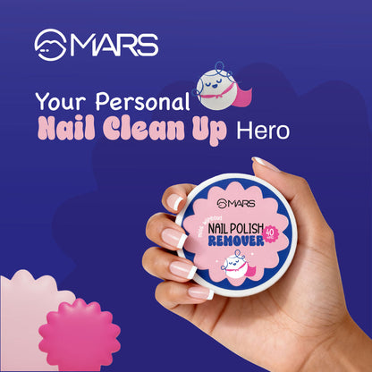 Miss Wipe out| Acetone-Free Nail Polish Remover Wipes