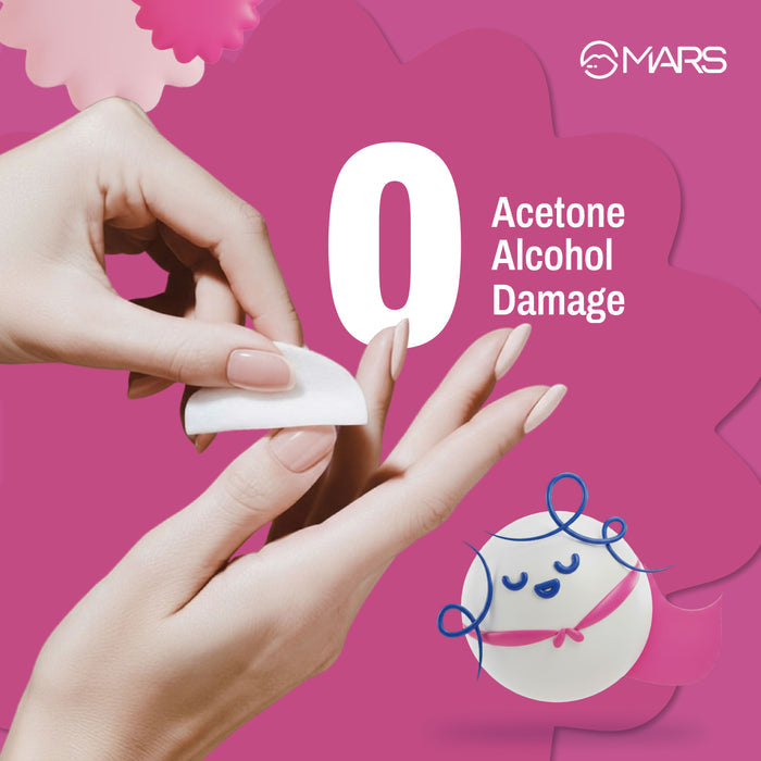 Miss Wipe out| Acetone-Free Nail Polish Remover Wipes