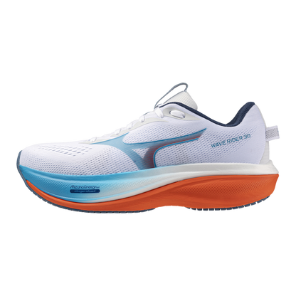 Mizuno Wave Rider 30 Men's - White/Blue Jewel/Orange.com