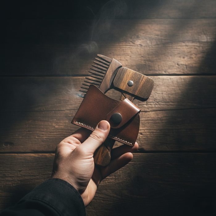 Mjolnir Comb Limited Edition, image 5. The Beard Struggle