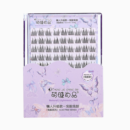 MJSP Glue-Free Peach Blossom False Eyelashes 10 Rows