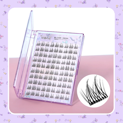 MJSP Glue-Free Peach Blossom False Eyelashes 10 Rows
