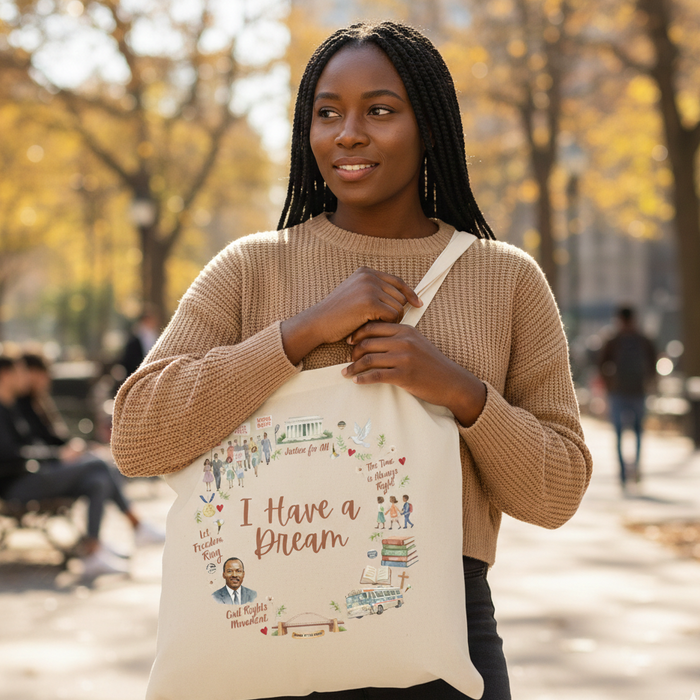 MLK Tote Bag - I Have a Dream Jumbo Tote
