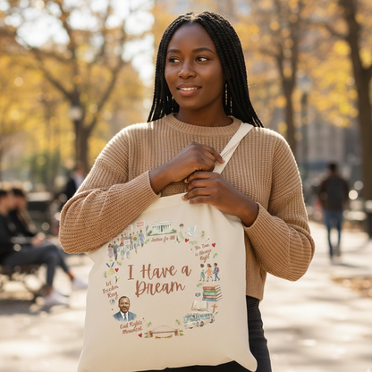 MLK Tote Bag - I Have a Dream Jumbo Tote