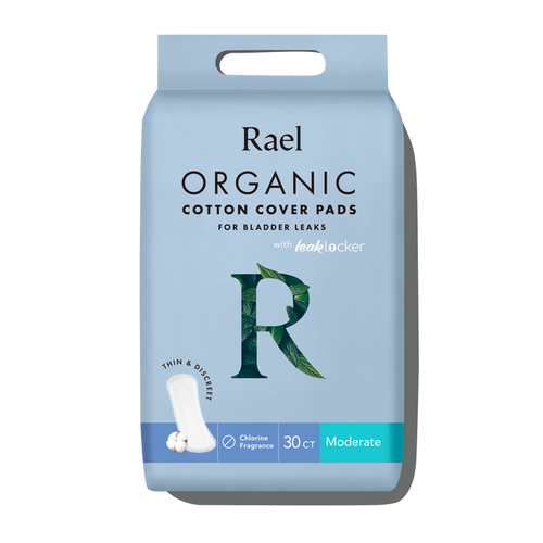 Moderate Organic Cotton Cover Incontinence Pads