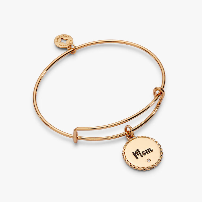 Mom Bonded By Love Connected For Life Charm Bangle