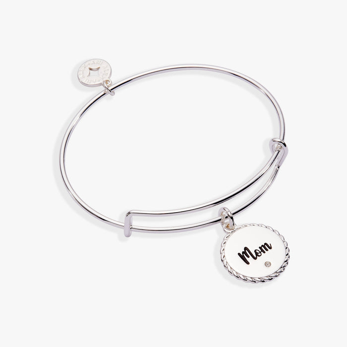 Mom Bonded By Love Connected For Life Charm Bangle