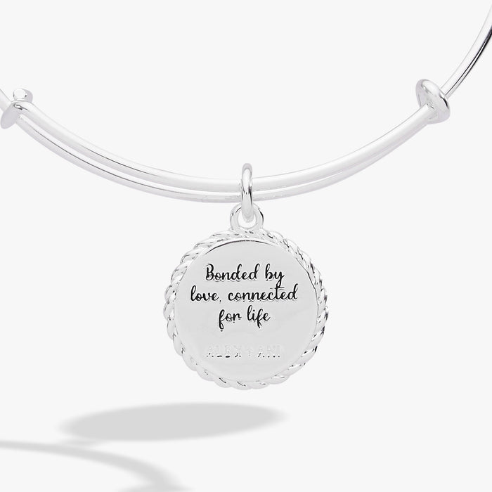 Mom Bonded By Love Connected For Life Charm Bangle