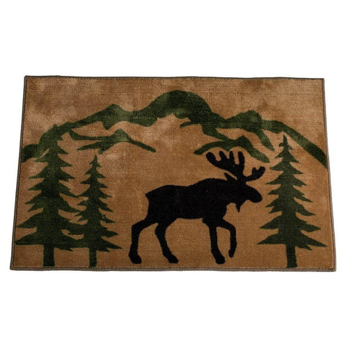 Moose Kitchen/Bath Rug Bath or Kitchen Rug
