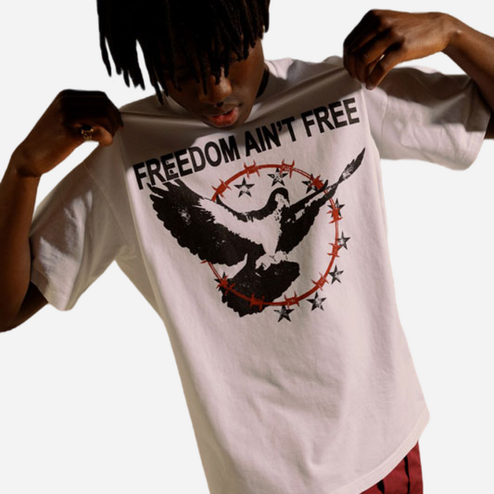 M+RC NOIR FREEDOM WHITE TEE