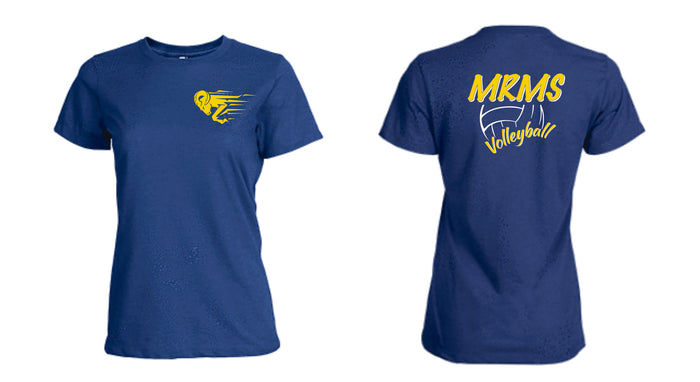 MRMS Volleyball Tee- 2 colors- Matte or Glitter