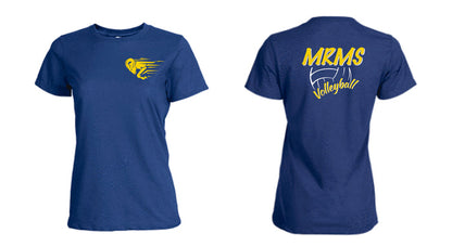 MRMS Volleyball Tee- 2 colors- Matte or Glitter