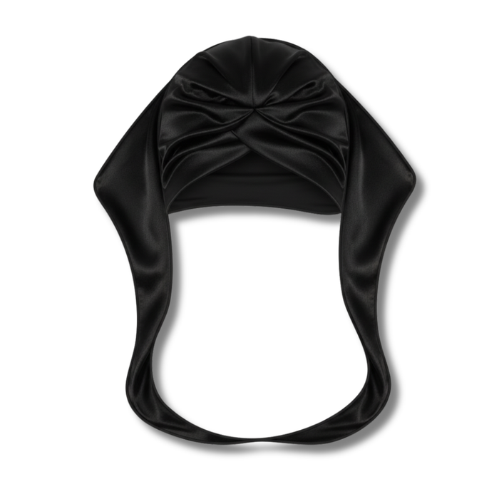 Ms. Remi Effortless Turban Scarf Close Top, 1 Count, Black