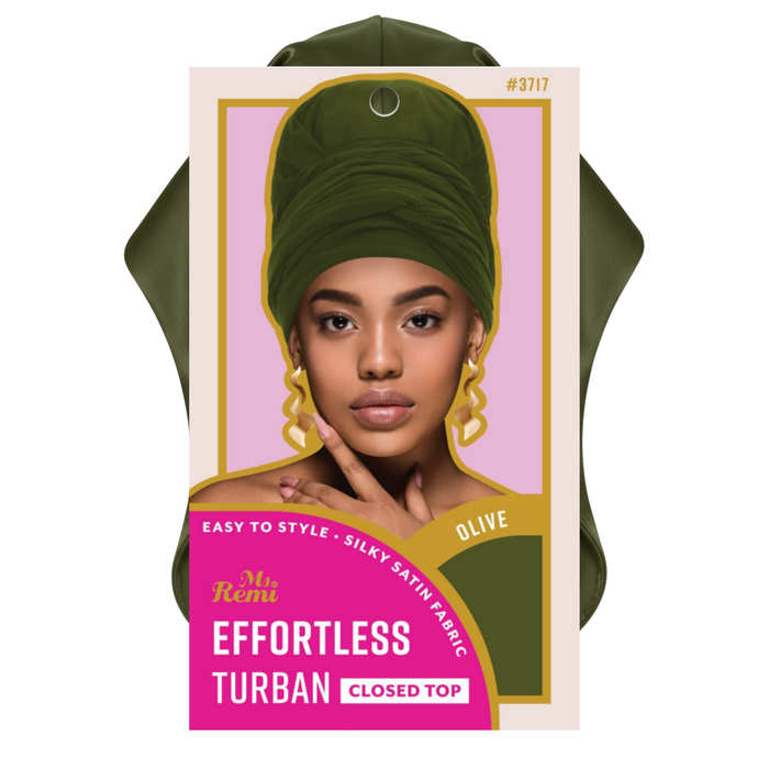 Ms. Remi Effortless Turban Scarf Close Top, 1 Count, Olive & Burgundy