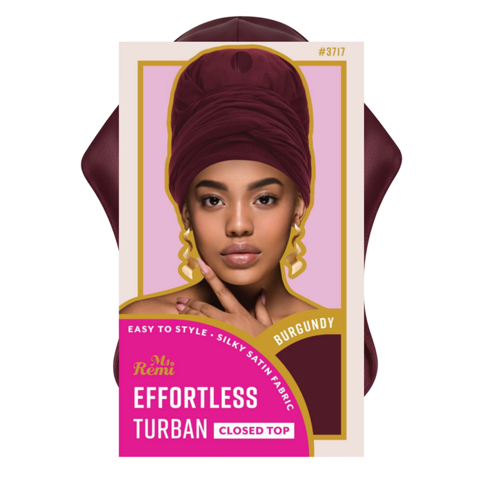 Ms. Remi Effortless Turban Scarf Close Top, 1 Count, Olive & Burgundy