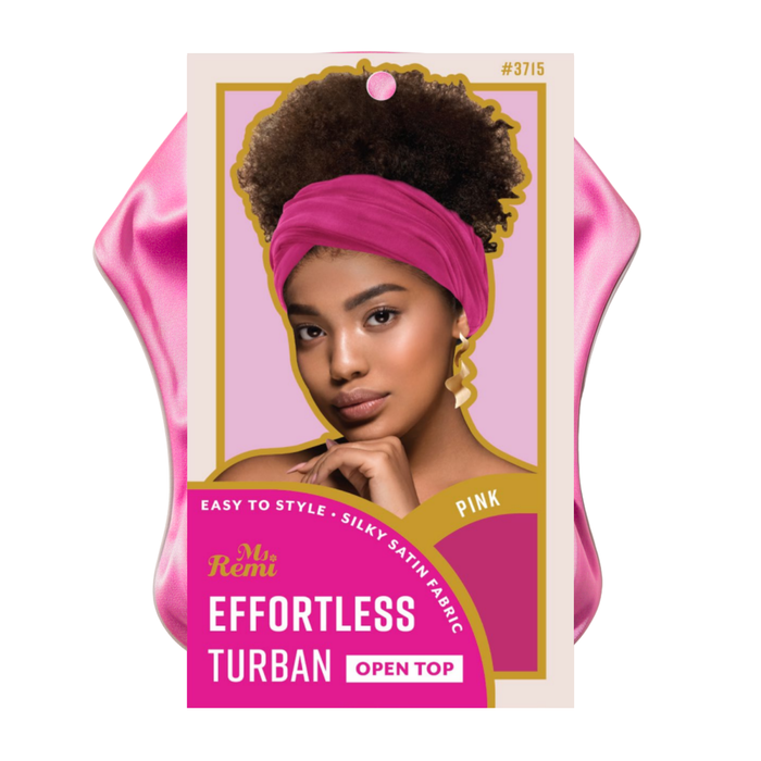 Ms. Remi Effortless Turban Scarf Open Top, 1 Count, Rose & Pink
