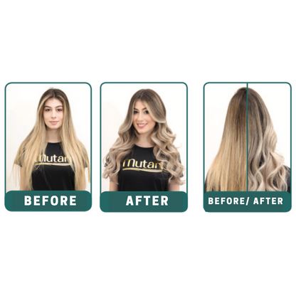 Mutari Violet/ Purple Conditioner  - 1kg / 35.3oz - Vegan line for blonde and gray hair. Neutralizes unwanted reflections such as yellow / gold, orange / copper, and other hot undertones.