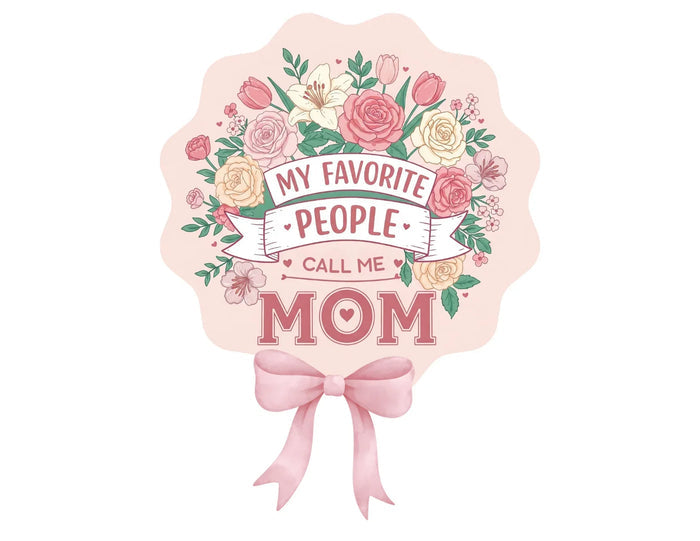 My Favorite People Call Me Mom Women's V-Neck T-Shirt - Whippie's