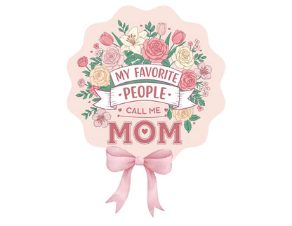 My Favorite People Call Me Mom Women's V-Neck T-Shirt - Whippie's