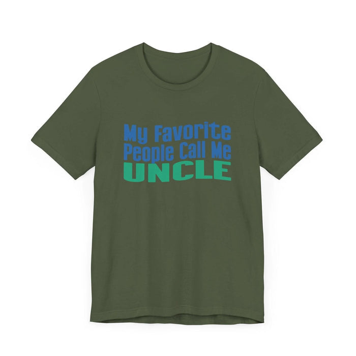👨‍👦 My Favorite People Call Me UNCLE 💙 Unisex Tee ✨ The best uncles get promoted to favorite! - Whippie's