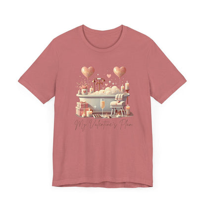 💖 My Valentine's Plan vs. Reality 🛁 Unisex Jersey Tee ✨ Expectation vs. Reality, the Valentine's Day edition! - Whippie's