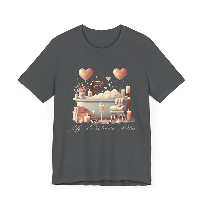 💖 My Valentine's Plan vs. Reality 🛁 Unisex Jersey Tee ✨ Expectation vs. Reality, the Valentine's Day edition! - Whippie's