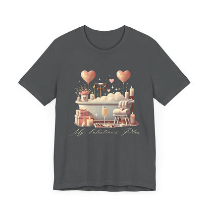 💖 My Valentine's Plan vs. Reality 🛁 Unisex Jersey Tee ✨ Expectation vs. Reality, the Valentine's Day edition! - Whippie's