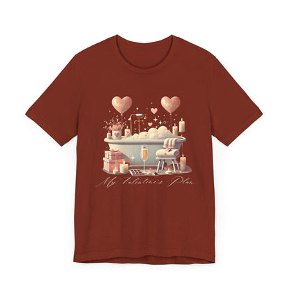 💖 My Valentine's Plan vs. Reality 🛁 Unisex Jersey Tee ✨ Expectation vs. Reality, the Valentine's Day edition! - Whippie's