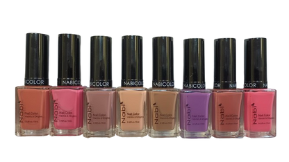 N48R-N(NEW) - 8 PCS Nabi 5 Nail Polish Set N
