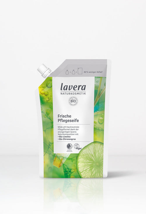 lavera Nachfüllbeutel Frische Pflegeseife