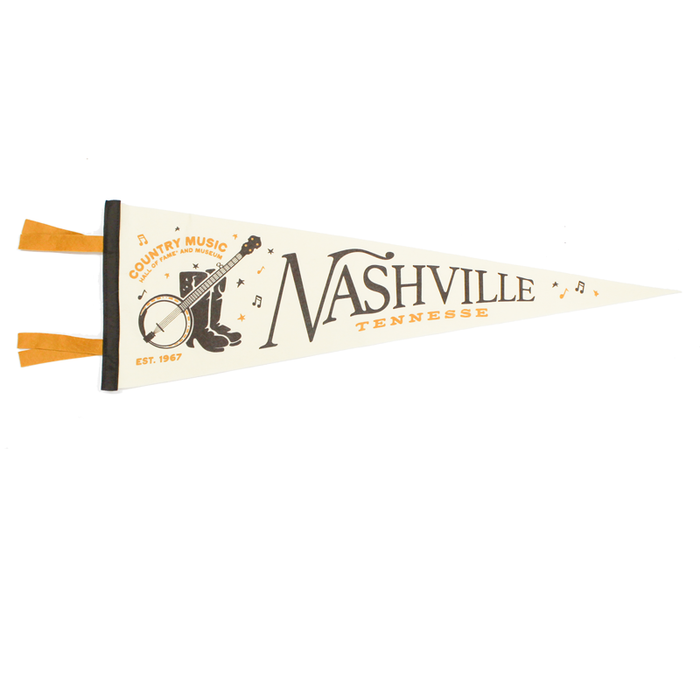 NASHVILLE BOOTS & BANJO PENNANT